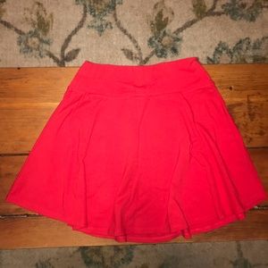 Red skater skirt.Worn once.Perfect for holidays